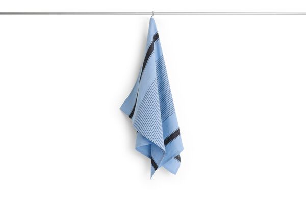 Linear Tea Towel-W52 x L80-Sky blue
