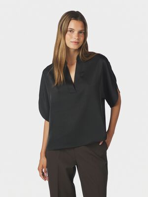 Anelle Heavy Sateen Blouse