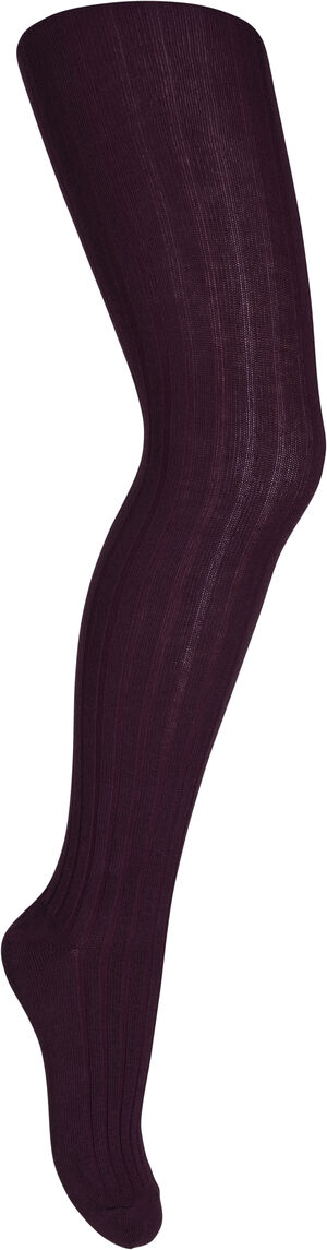 Tights cotton rib