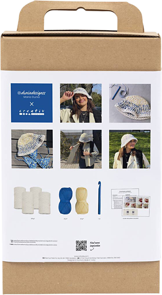 DIY Kit H&aelig;kle, Chunky b&oslash;llehat