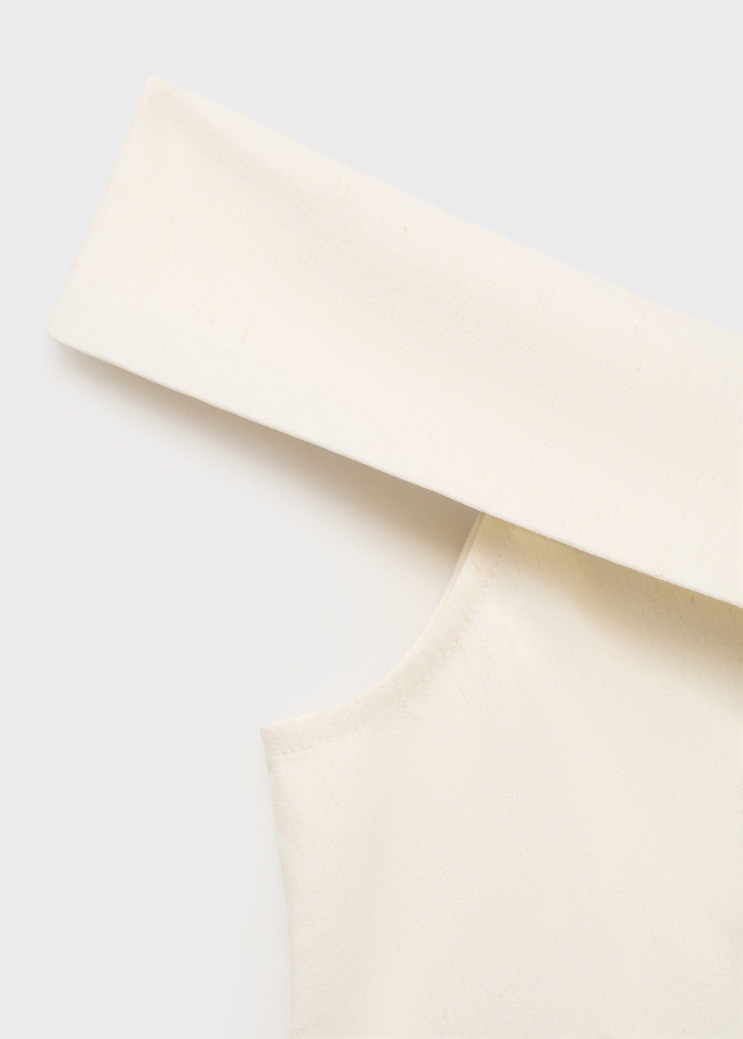 Asymmetrical strapless top