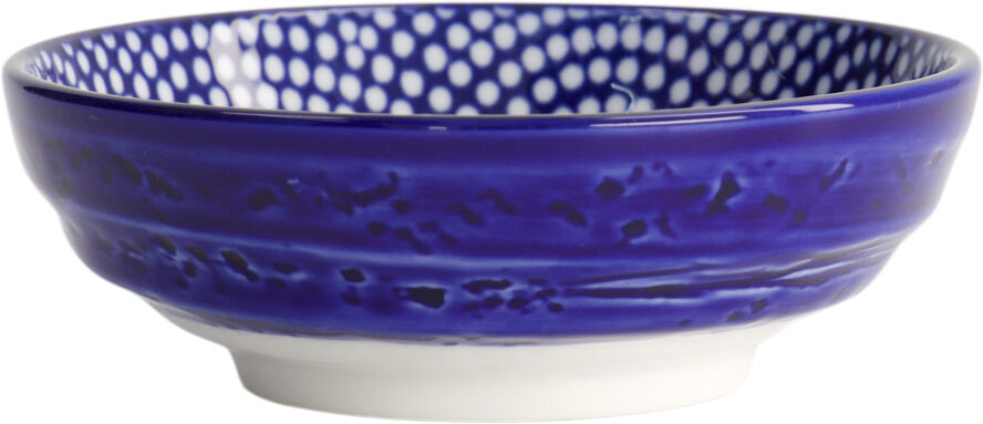 Nippon Blue Dish 9. 5x3 Dot