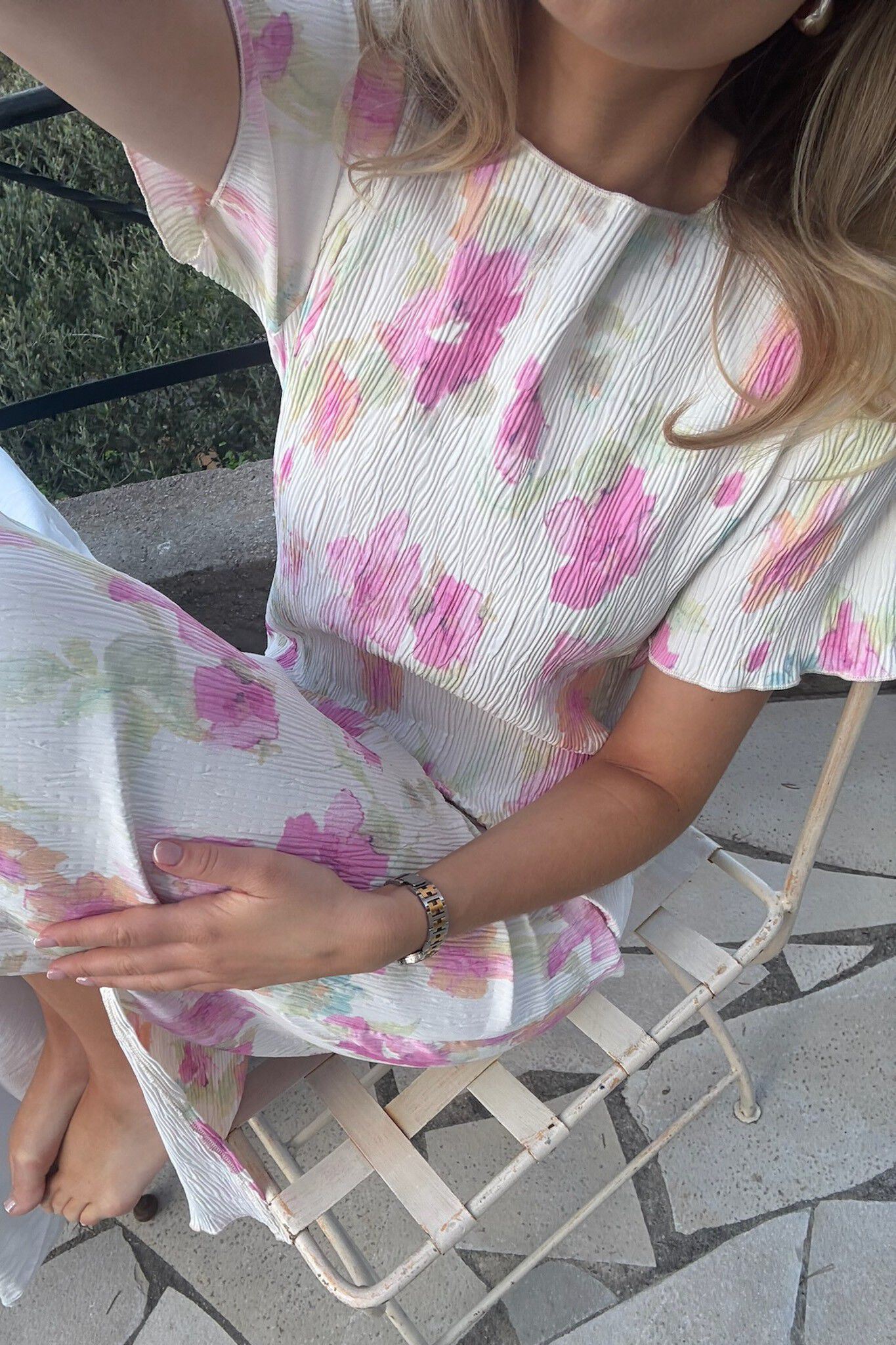 OdaIC SS Dress - Pink Flower Blush