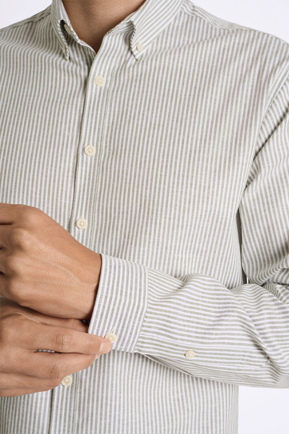 Striped superflex oxford L/S