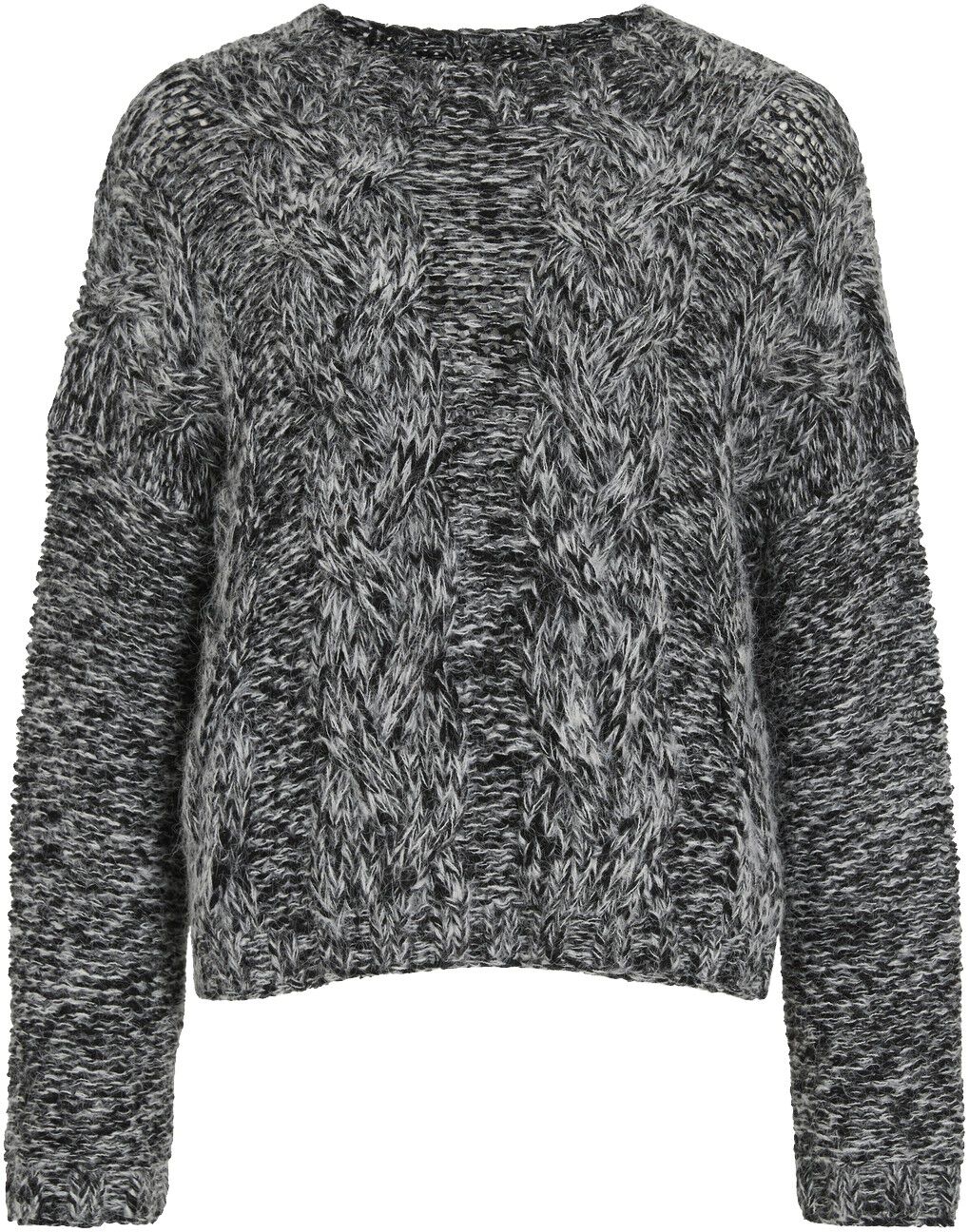 Rouemma Funnel Neck Ls Knit Top