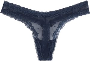 Stringtruse i myk blonde med lav mi