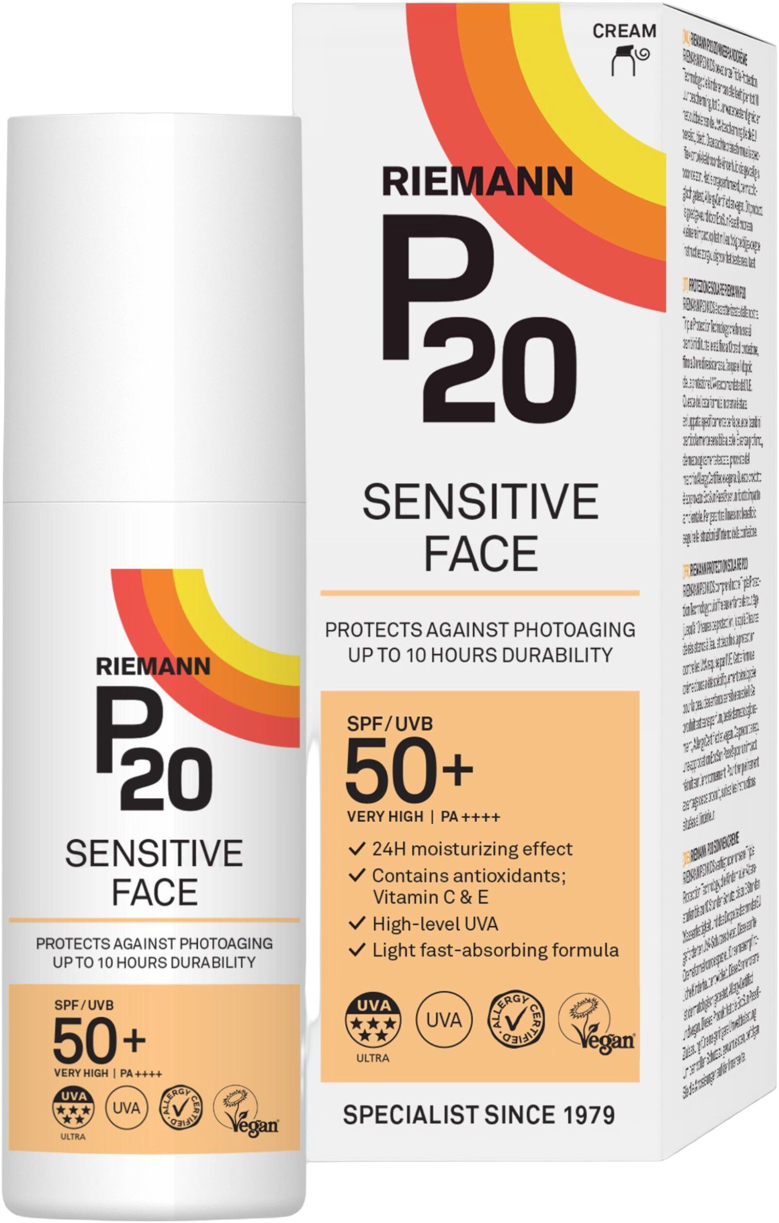 Solcreme Sensitive Face SPF 50+