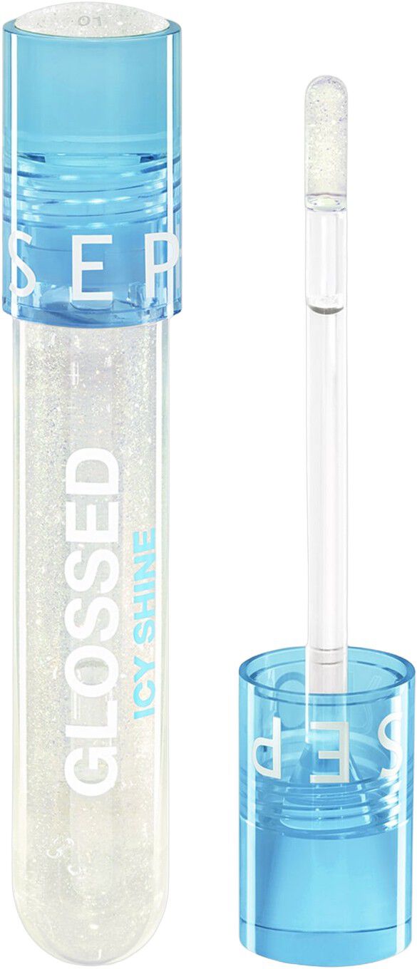 GLOSSED ICY SHINE - L&auml;ppglans med v&aring;t effekt