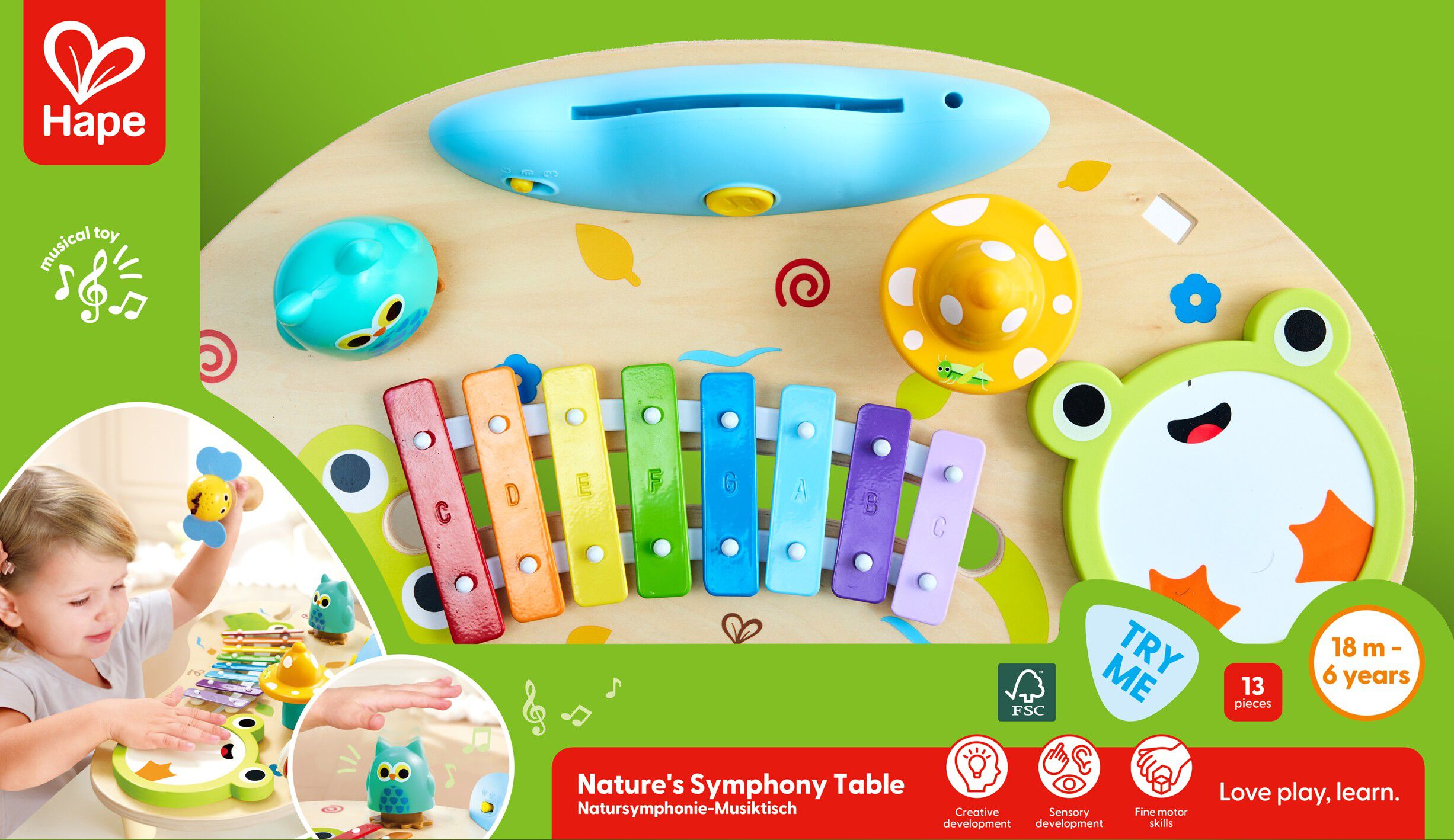 Hape NatureS Symphony Tab