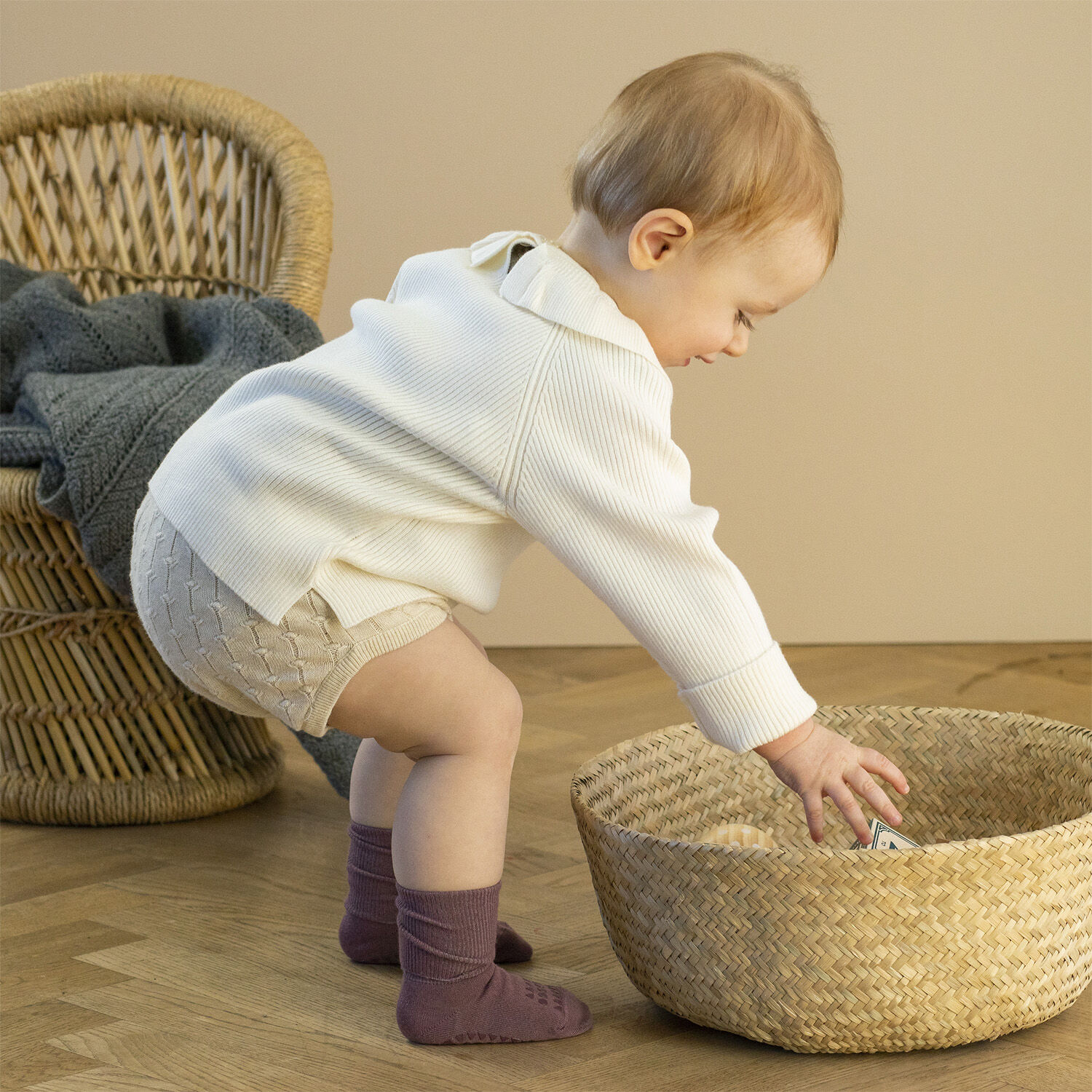 Skridsikre Str&oslash;mper Bambus