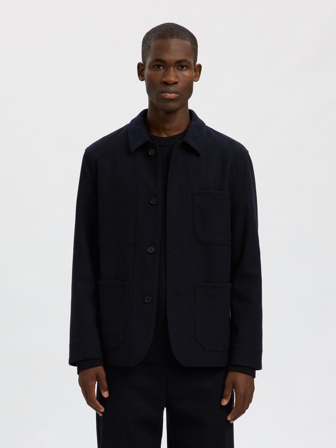 Slh-Landon Wool Blend Hybrid Blazer Noos