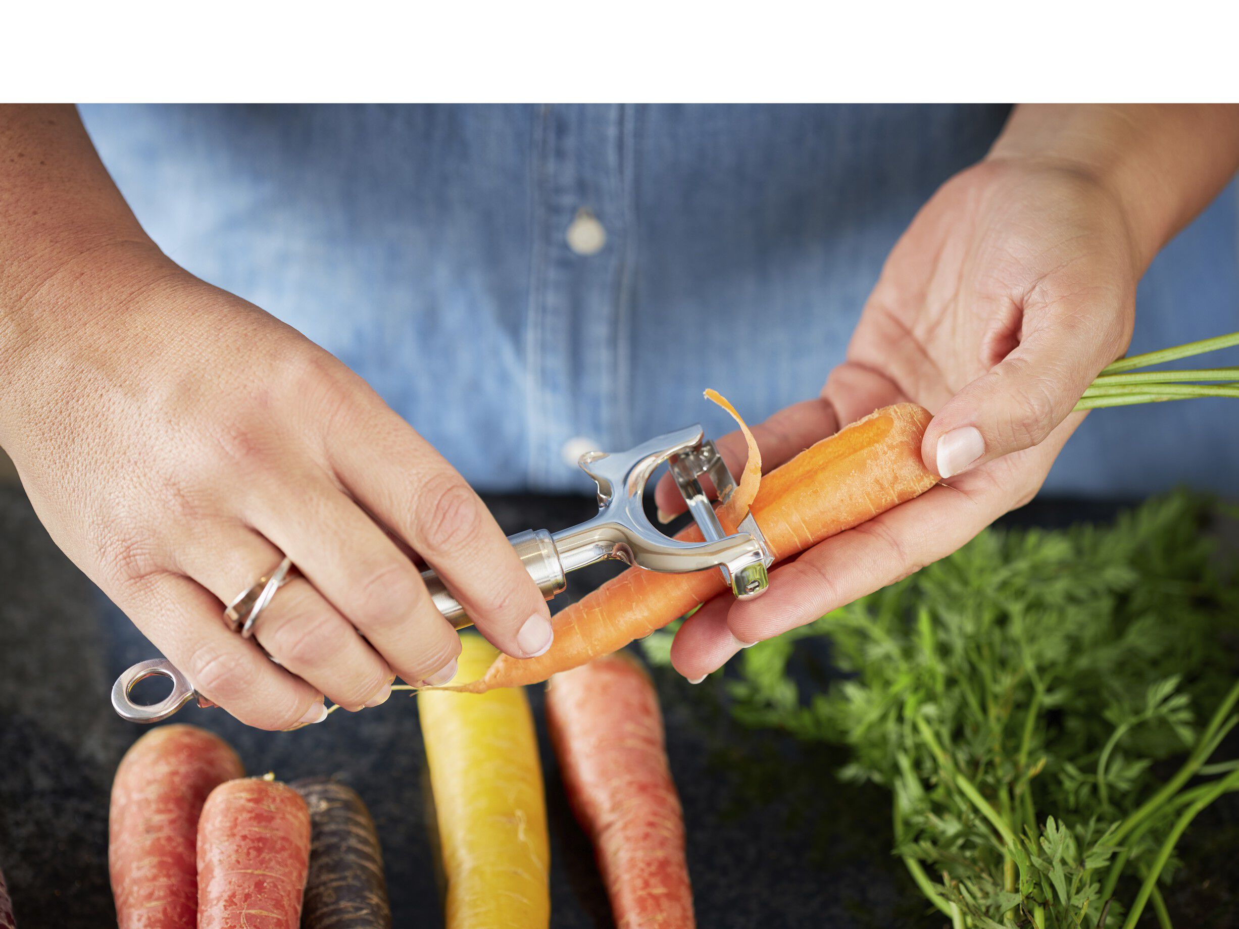 Skalare vertikal 17 x 5,5 cm St&aring;l