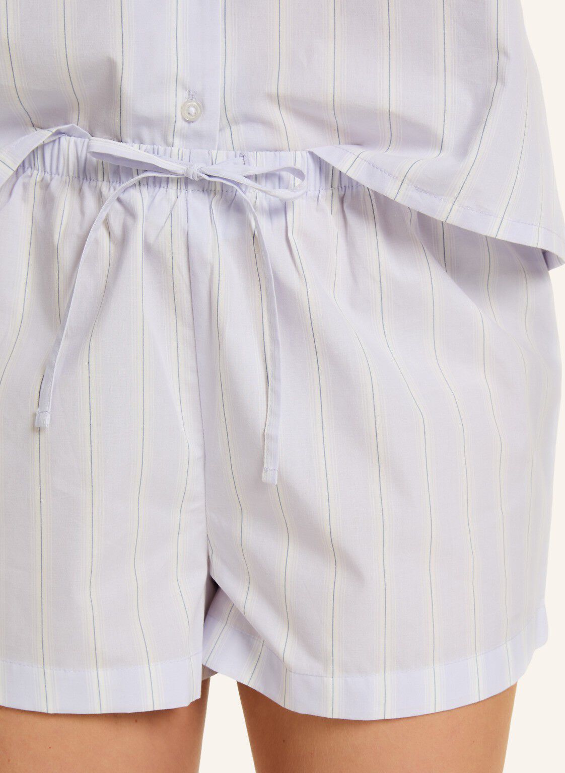 Striped Short Cotton