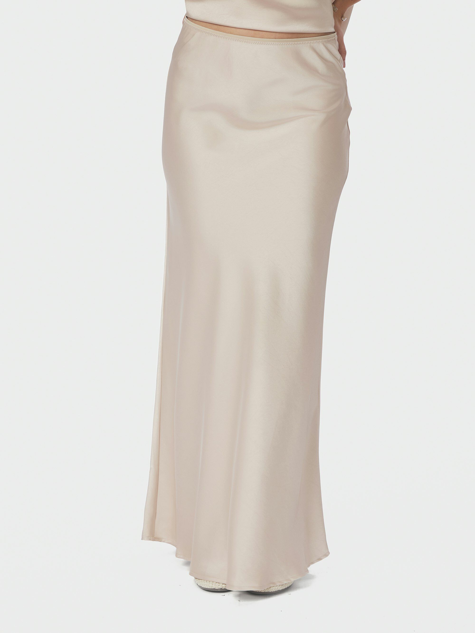 Vicky Heavy Sateen Skirt