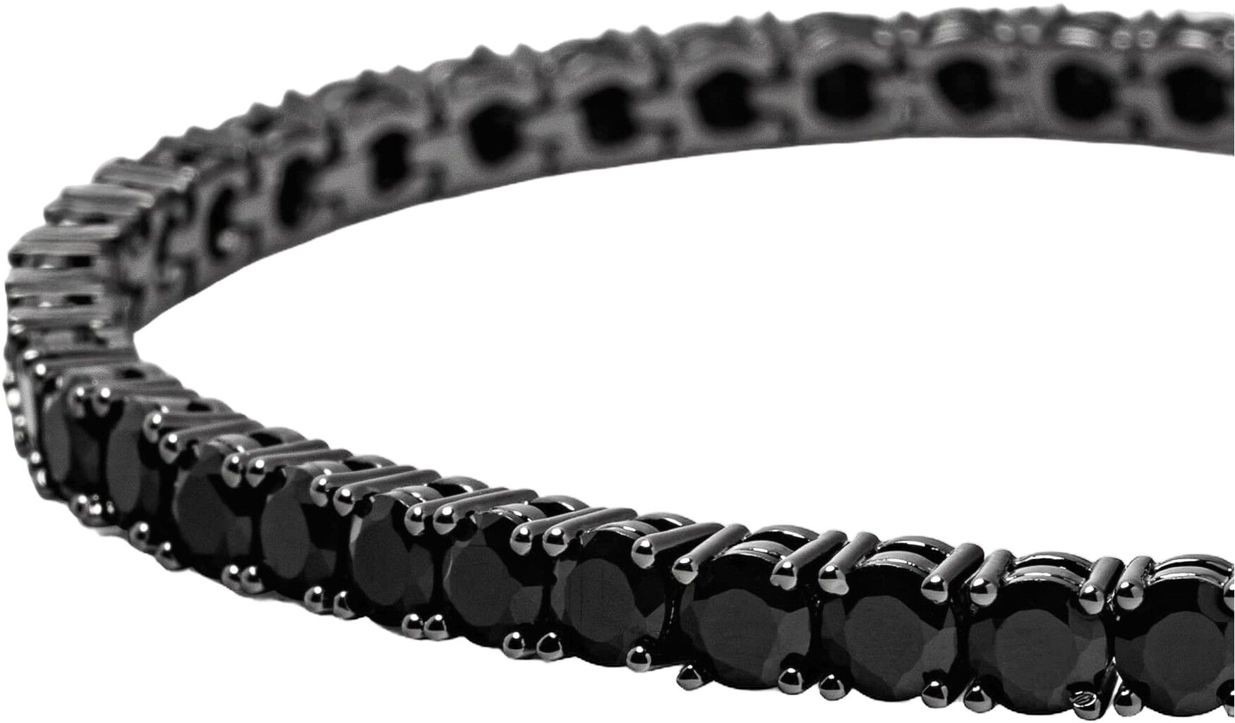 Black Tennis Bracelet