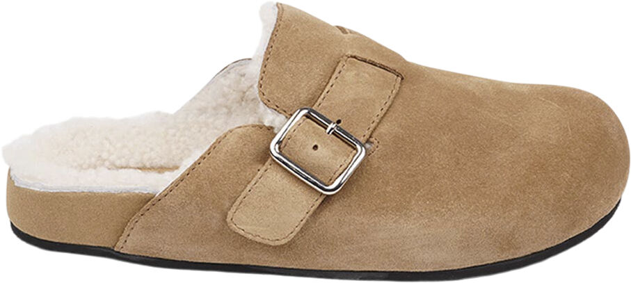NESSO - SKIN MULES WITH ADJUSTABLE BUCKET