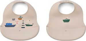 Ember Printed Bib 2-pack Sailing /