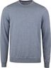 Sweater Knitted Crew Neck With Patch Merino Wool