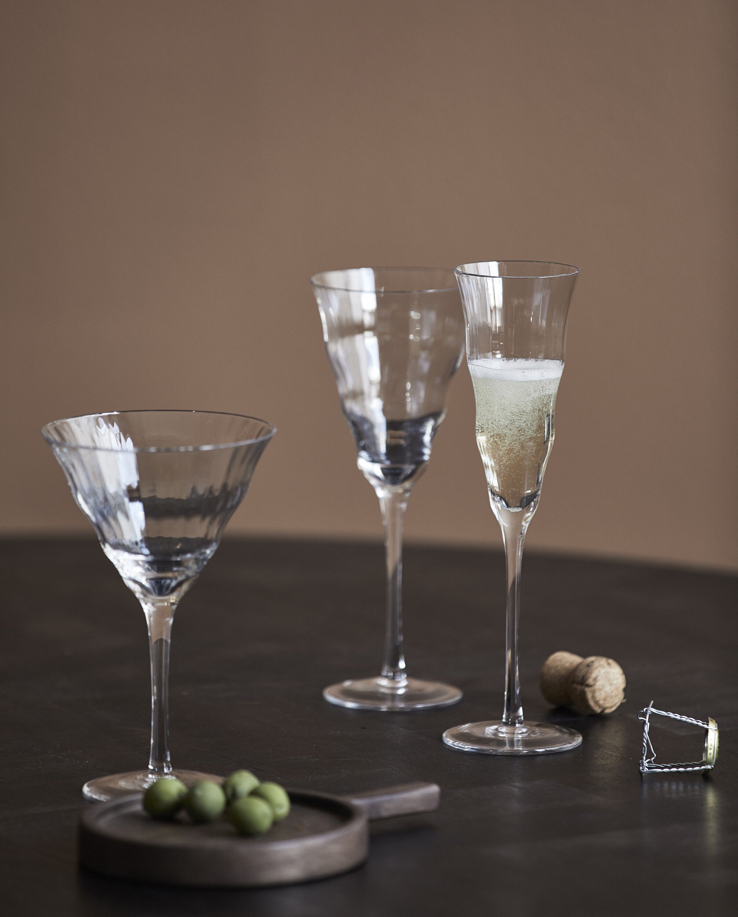 OPIA champagne glass, 200 ml, clear