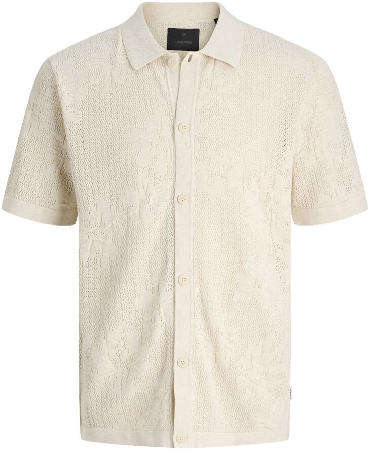 JPRBLAOWEN KNIT BUTTON THROUGH POLO