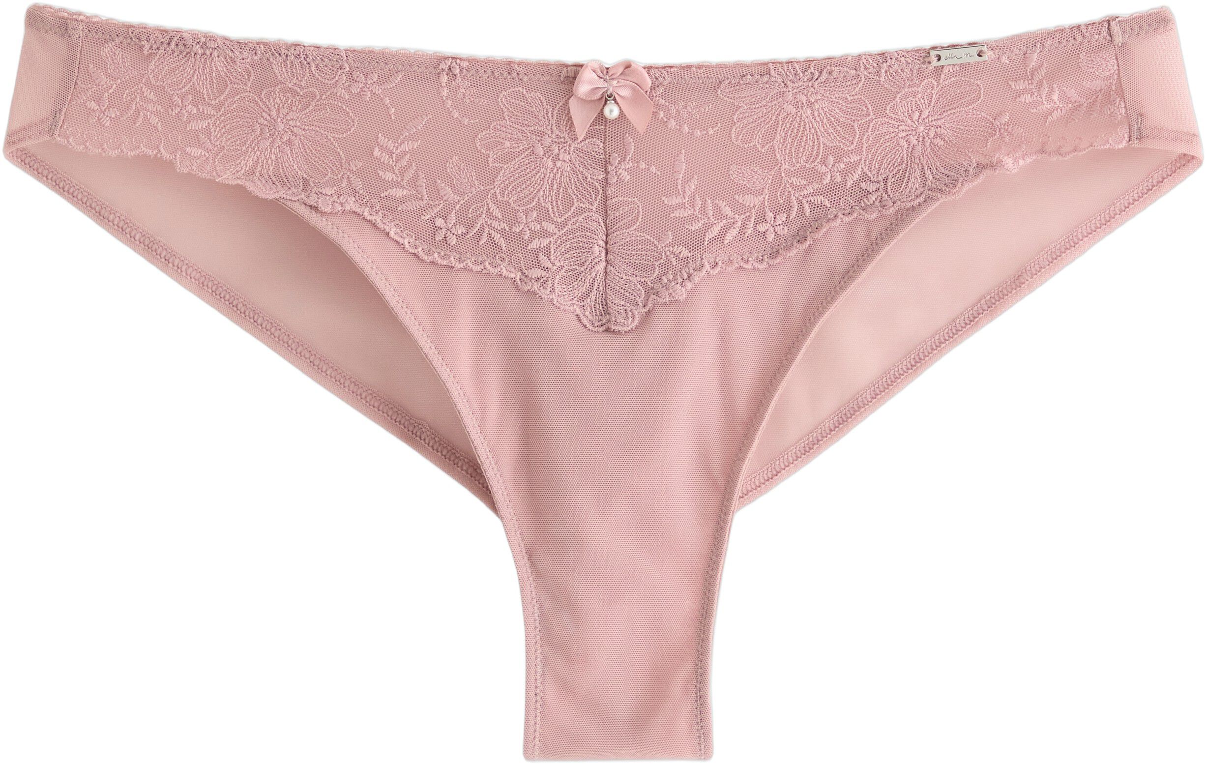 Braziliantrosor med spets och mesh-