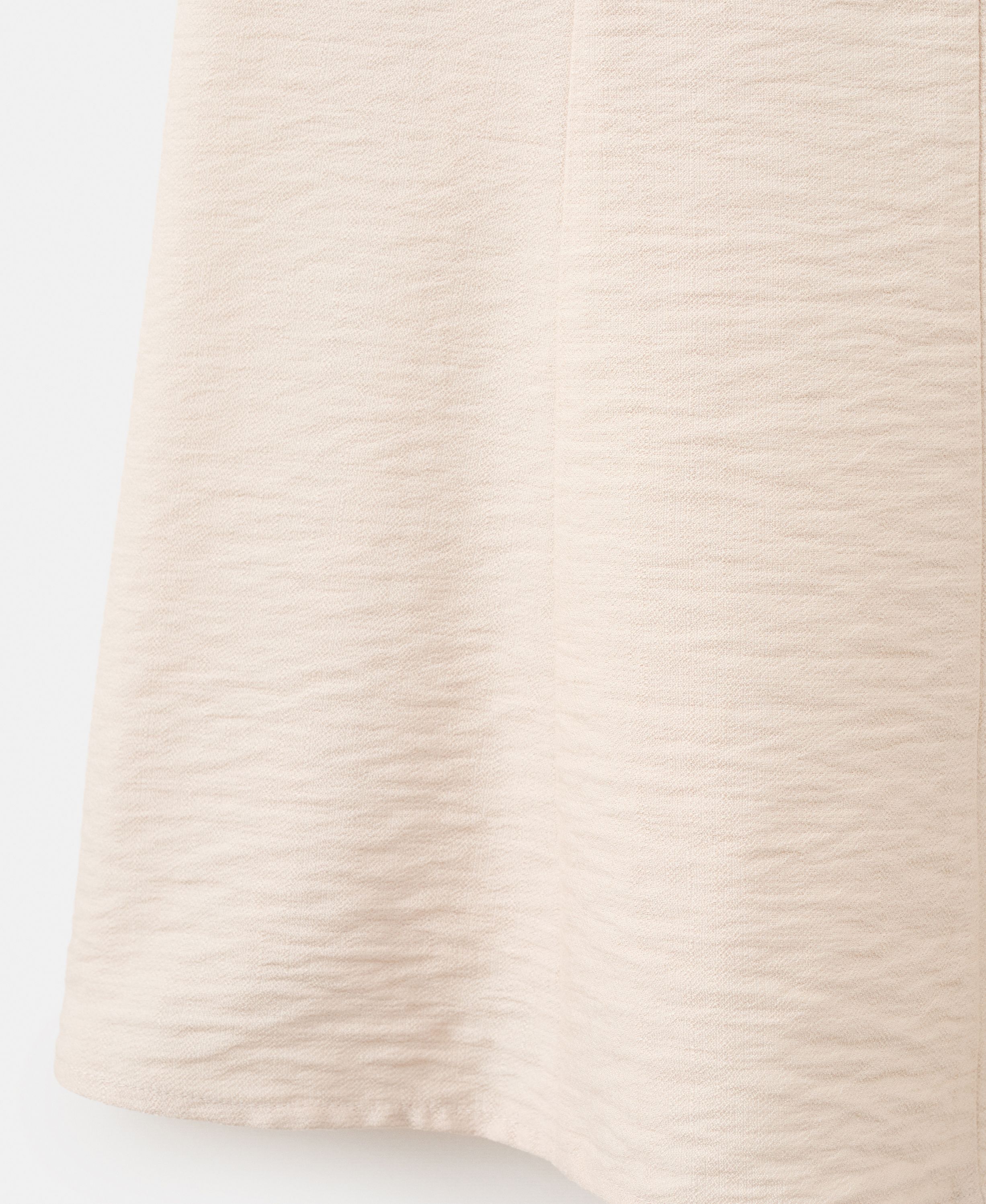 A-line crinkle effect dress
