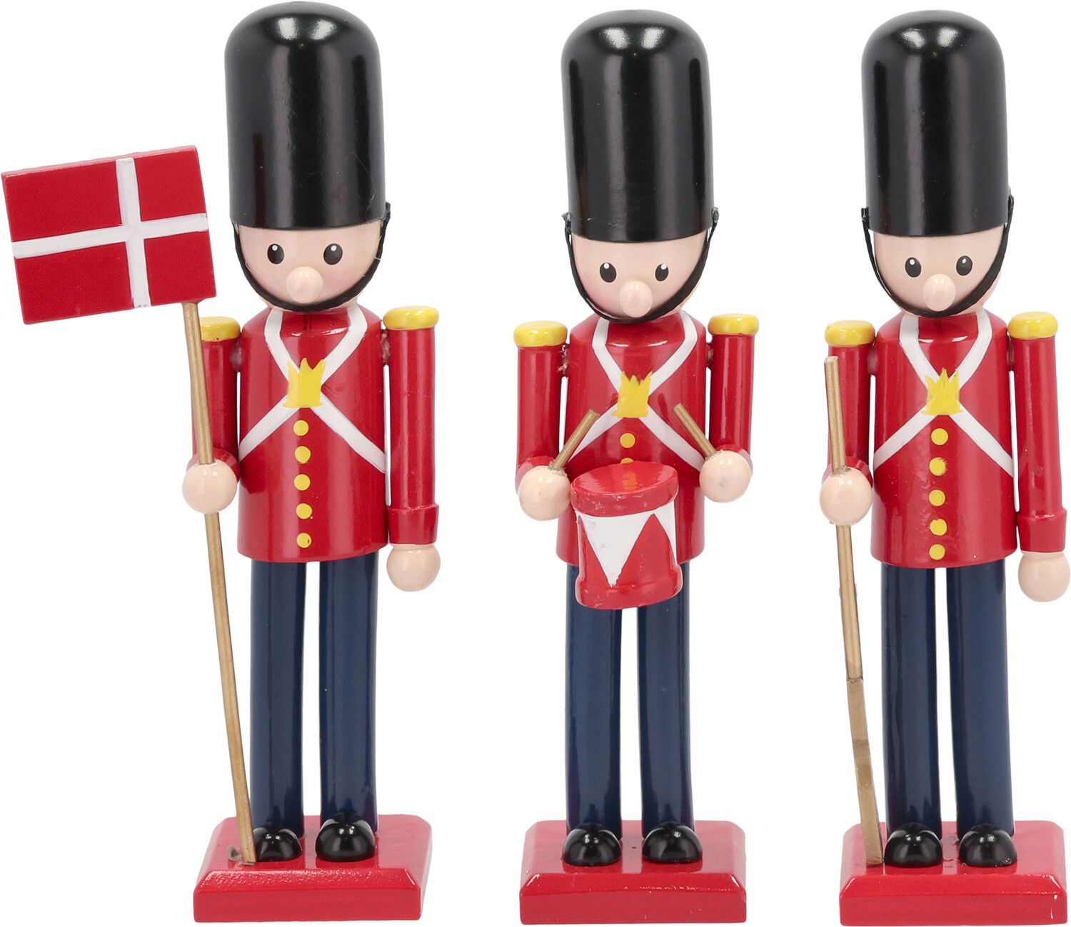 Garder 15 cm 3 st R&ouml;d/Svart Tr&auml;