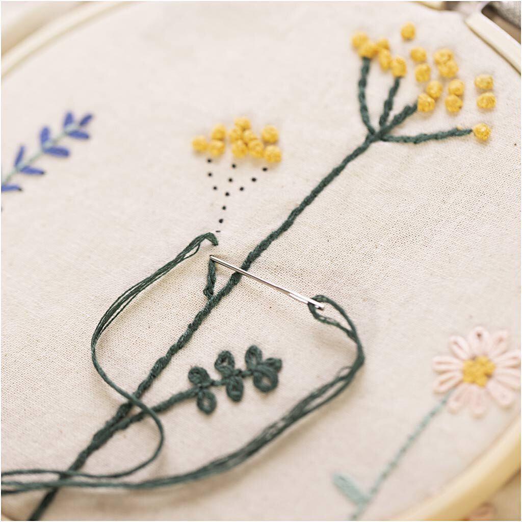 Start DIY Kit Broderi, Blomster
