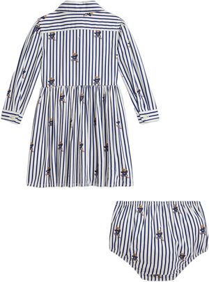 Polo Bear Cotton Oxford Shirtdress