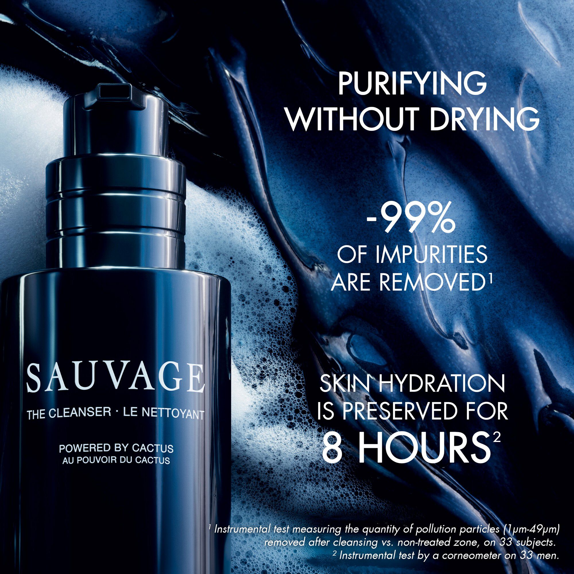 Sauvage Skincare Ritual Kit Cleanser, Toner and Serum Powered by Cactu