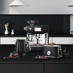 SAGE LUXE TOASTER SORT STÅL