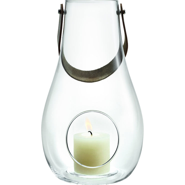 Dwl lanterna klart glas 29 cm
