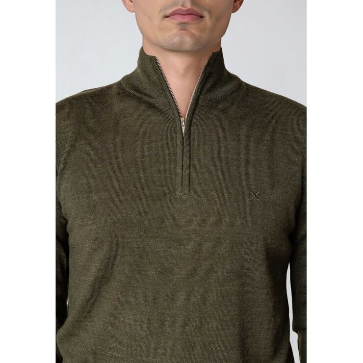 Merino Half Zip