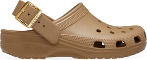 Classic Metallic Buckle Clog Spa