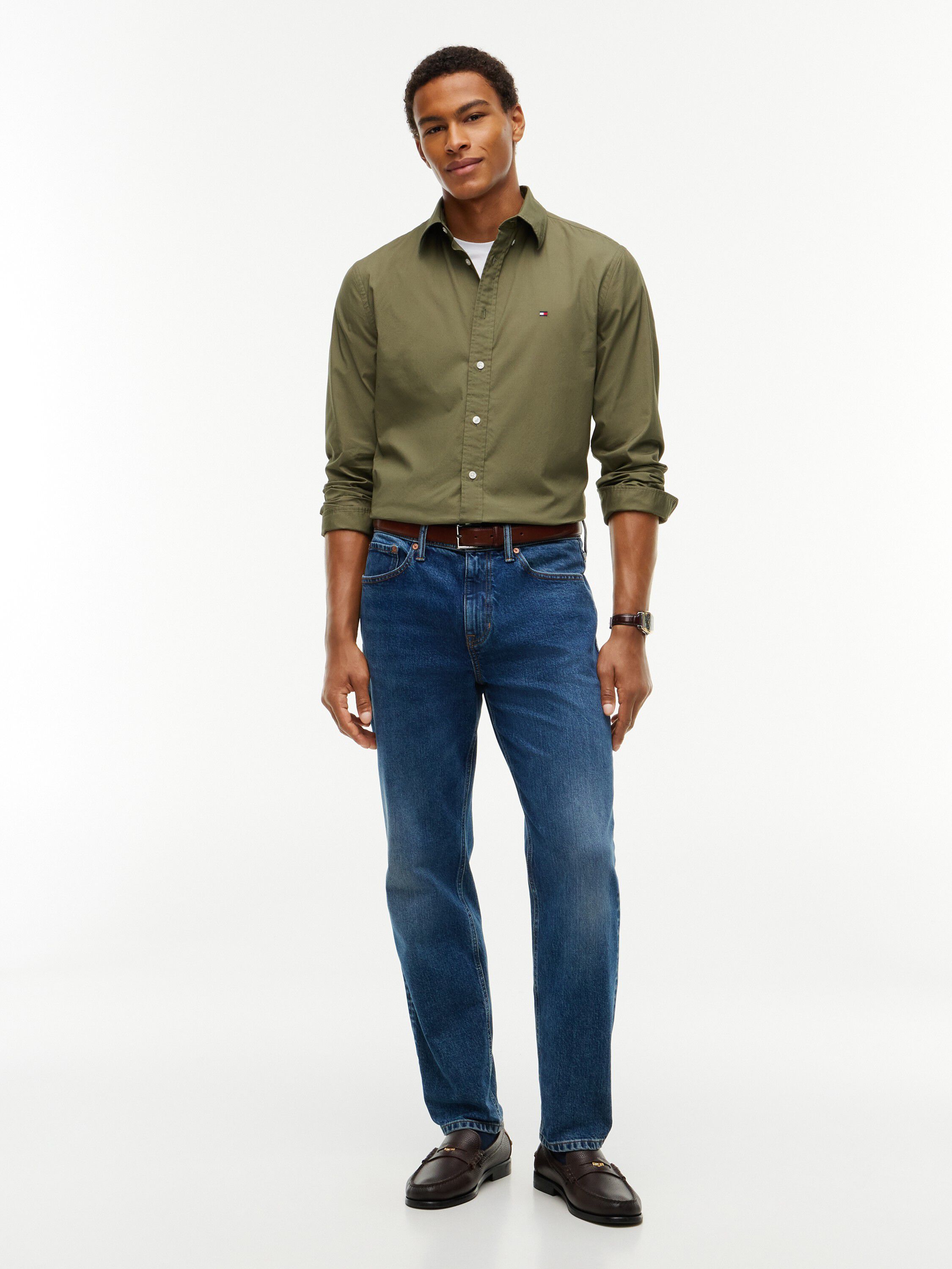Regular Fit Flex Poplin Shirt