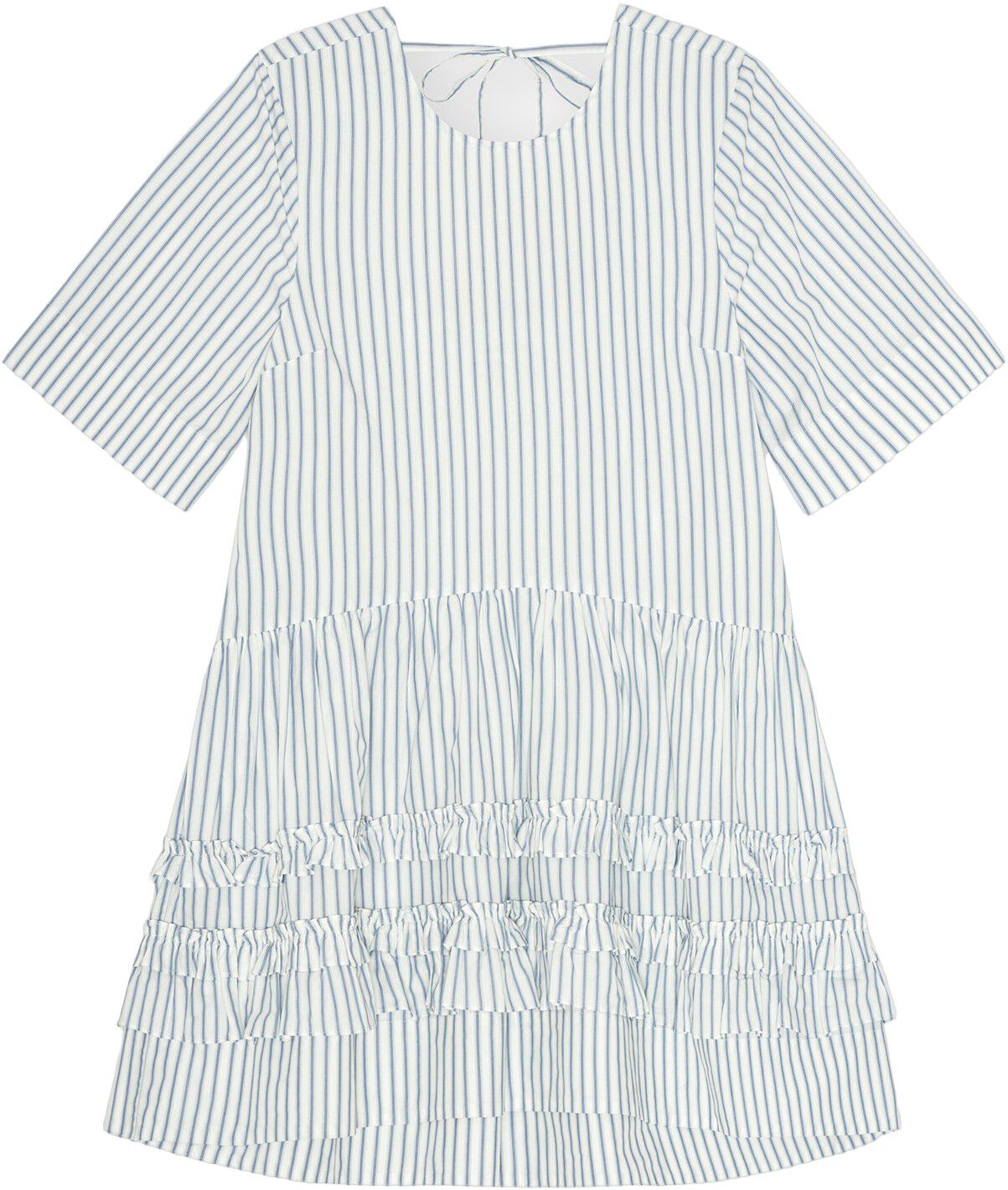 Stripe Cotton Mini Dress