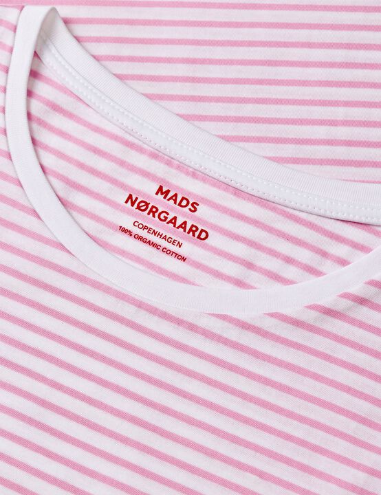 Organic Jersey Stripe Teasy Tee FAV