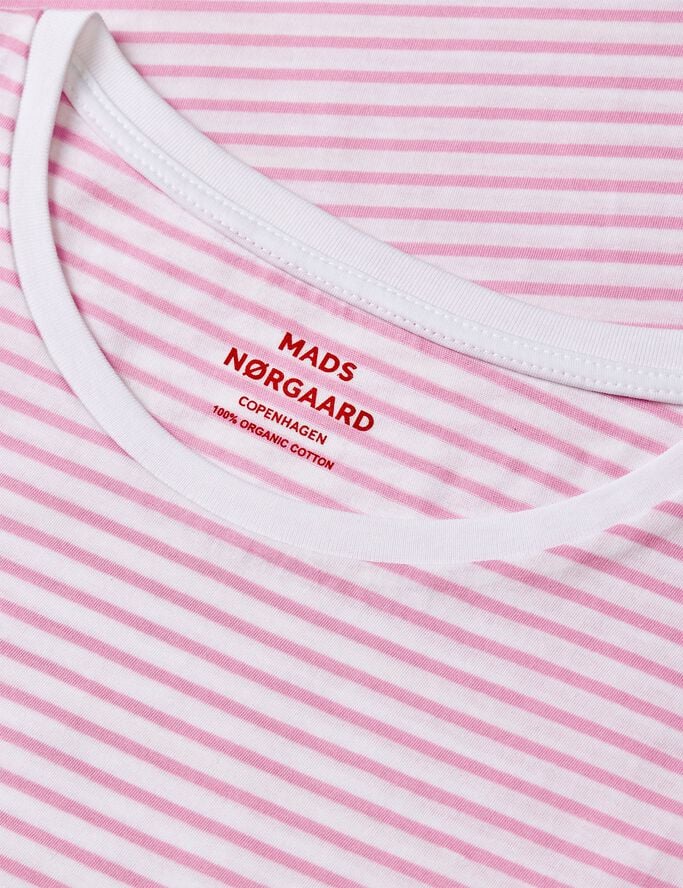 Organic Jersey Stripe Teasy Tee FAV