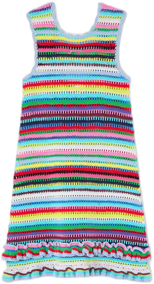 Cotton Crochet A-line Dress