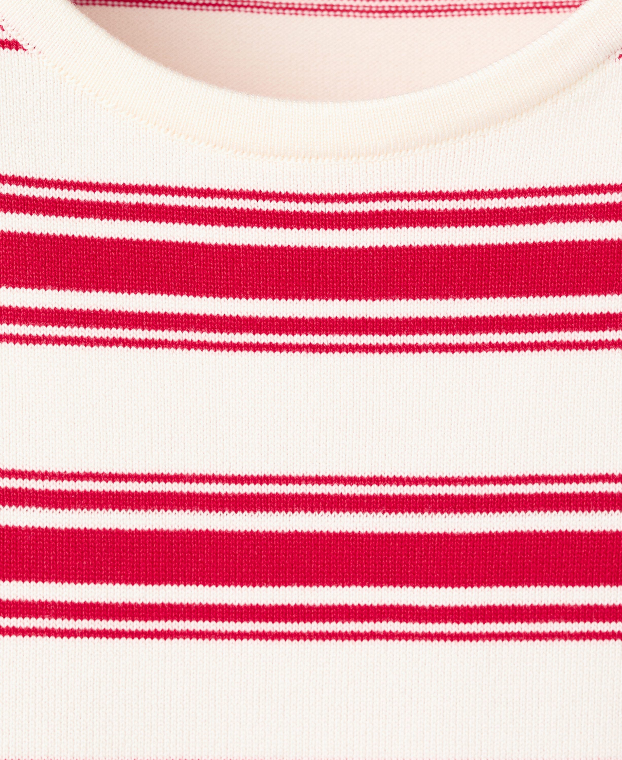 Knit striped sweater