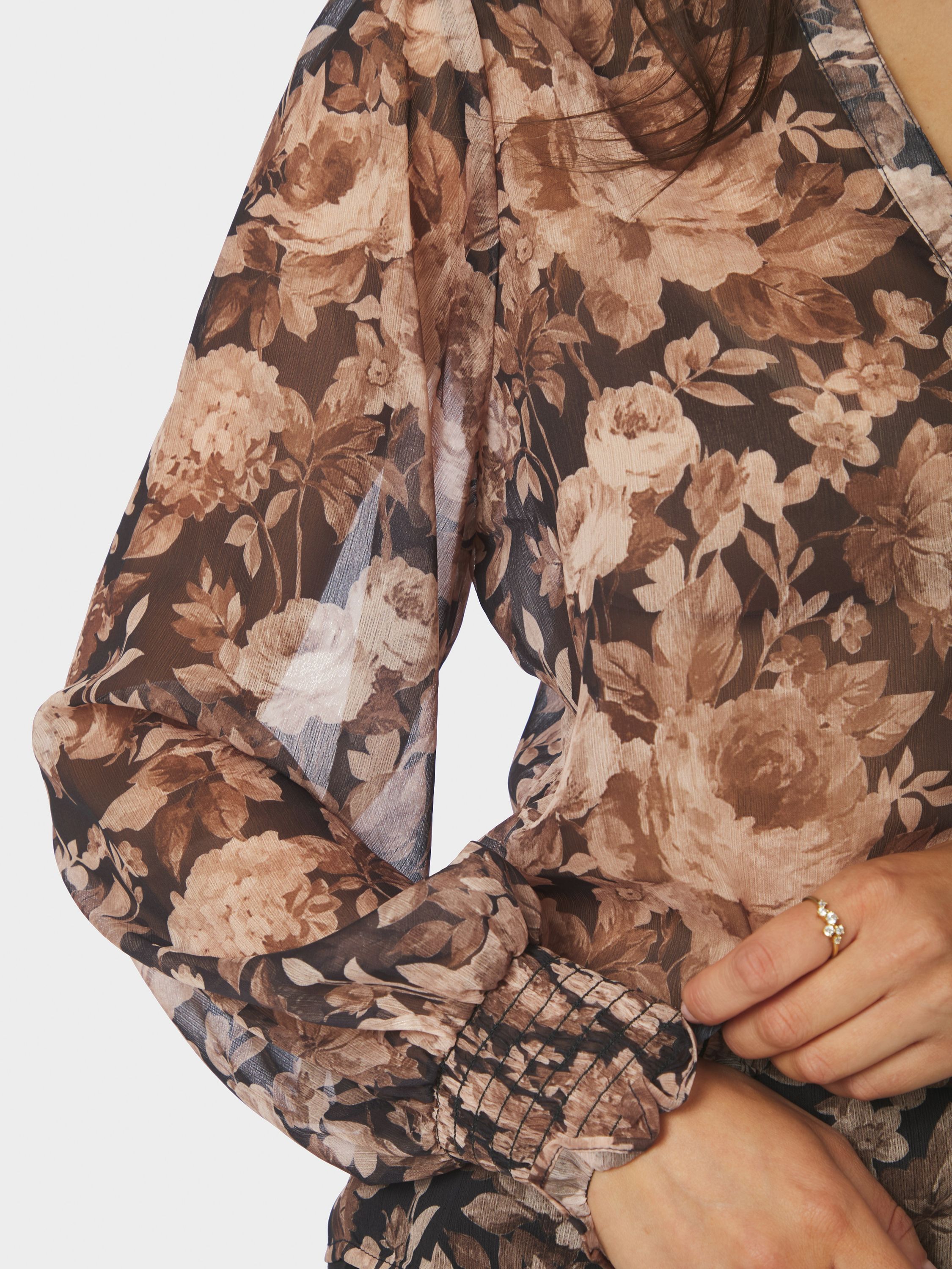Delsie Vintage Flower Shirt