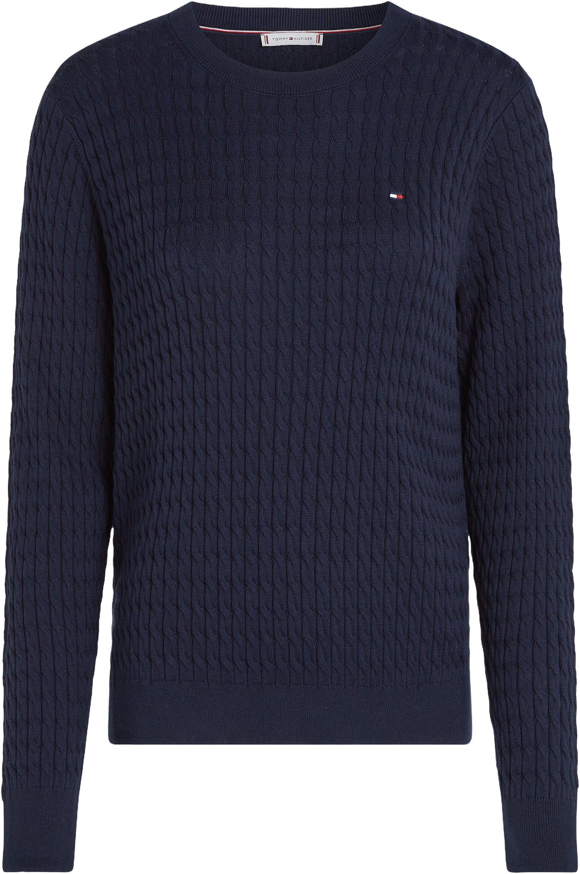 Cable Knit Crew Neck Jumper