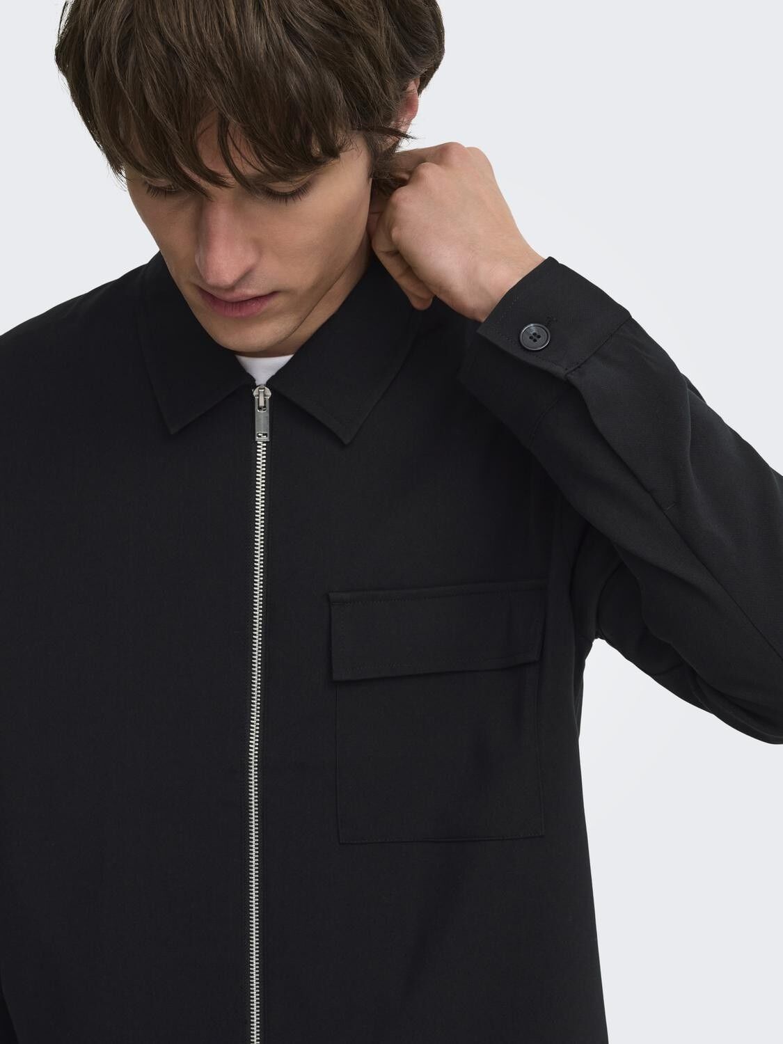 Onswill Reg 0292 Zip Overshirt Frml Noos