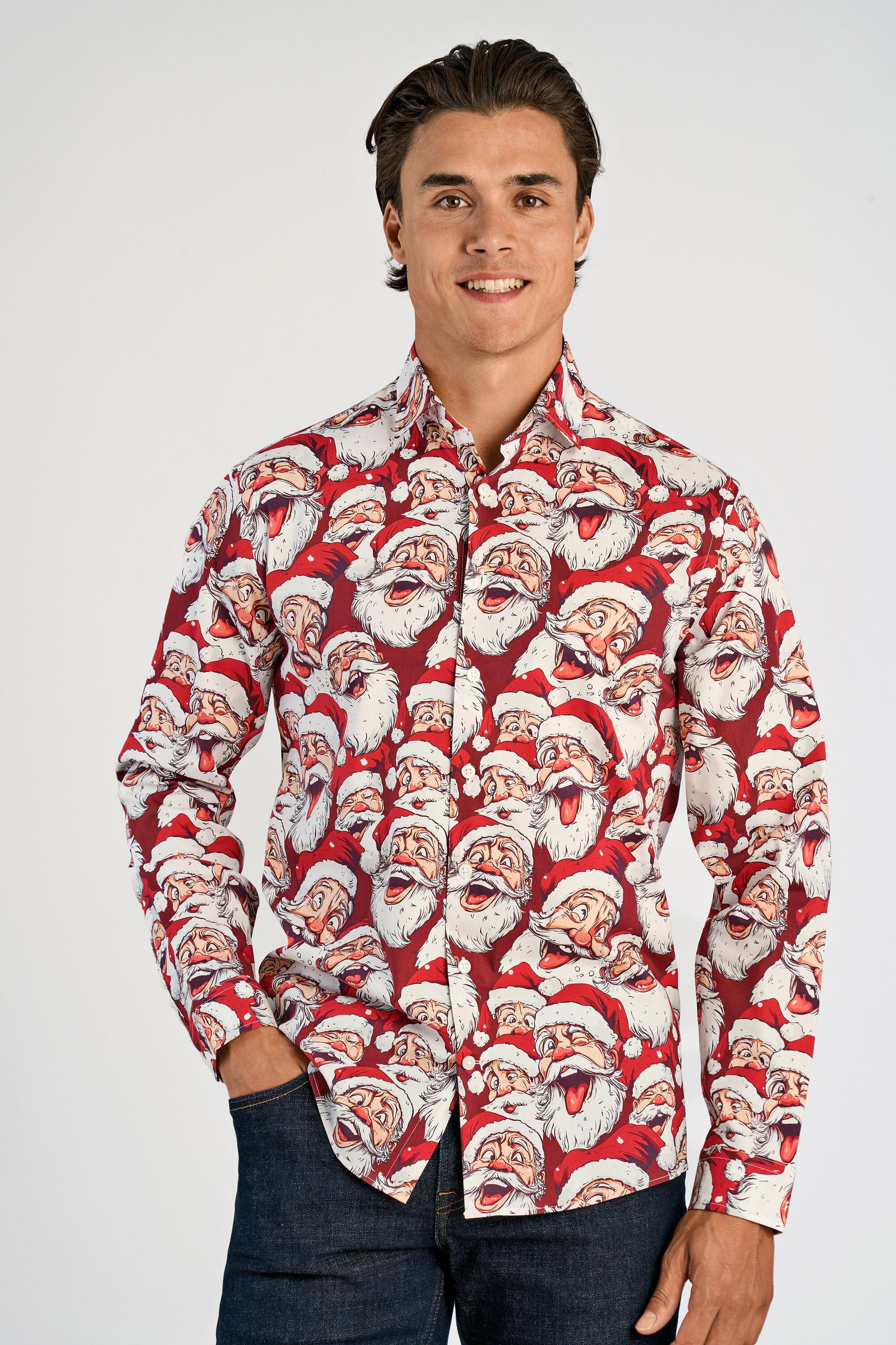 AOP Christmas shirt L/S
