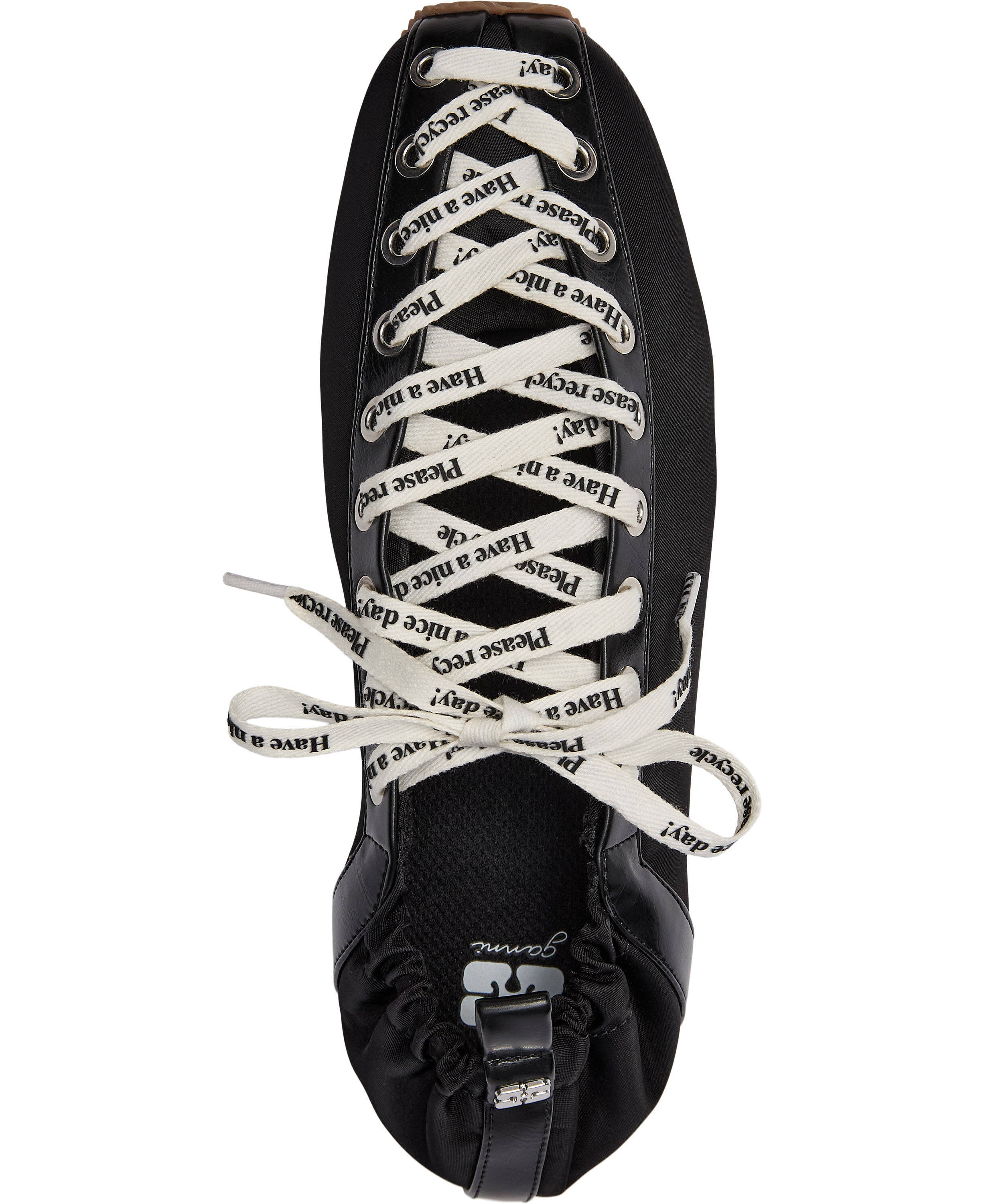 Lace Up Sporty Ballerina Nylon