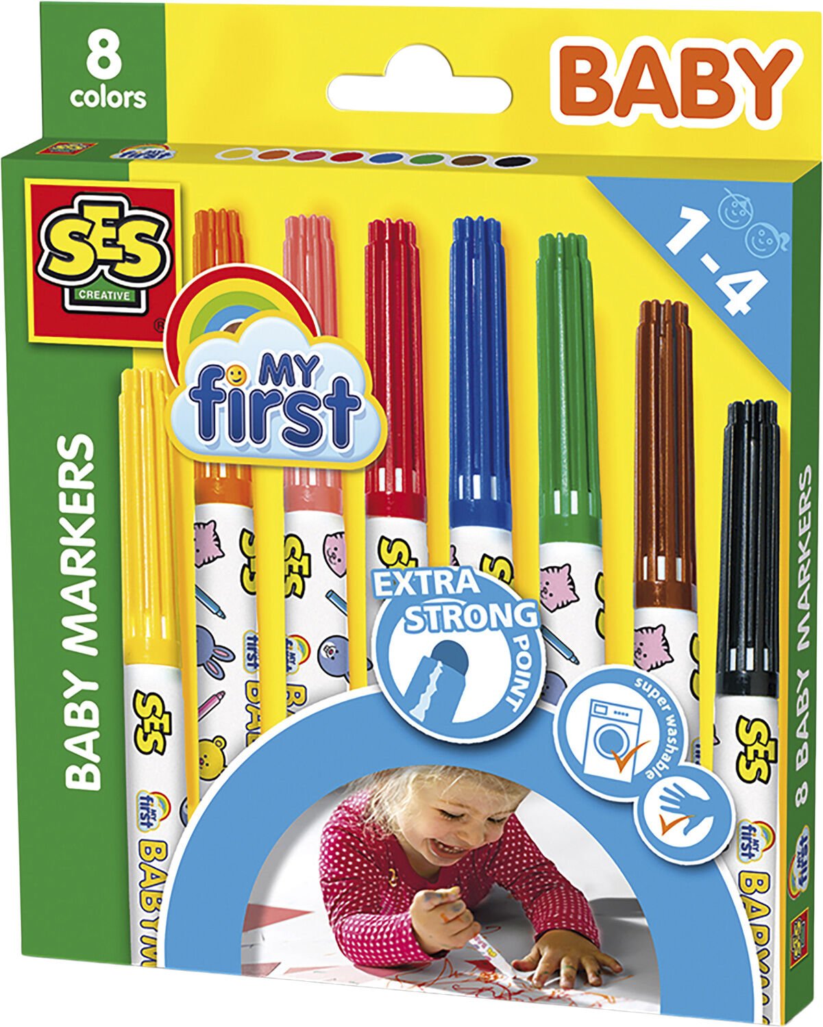 SES Creative - Mine f&oslash;rste tusser - 8 farver