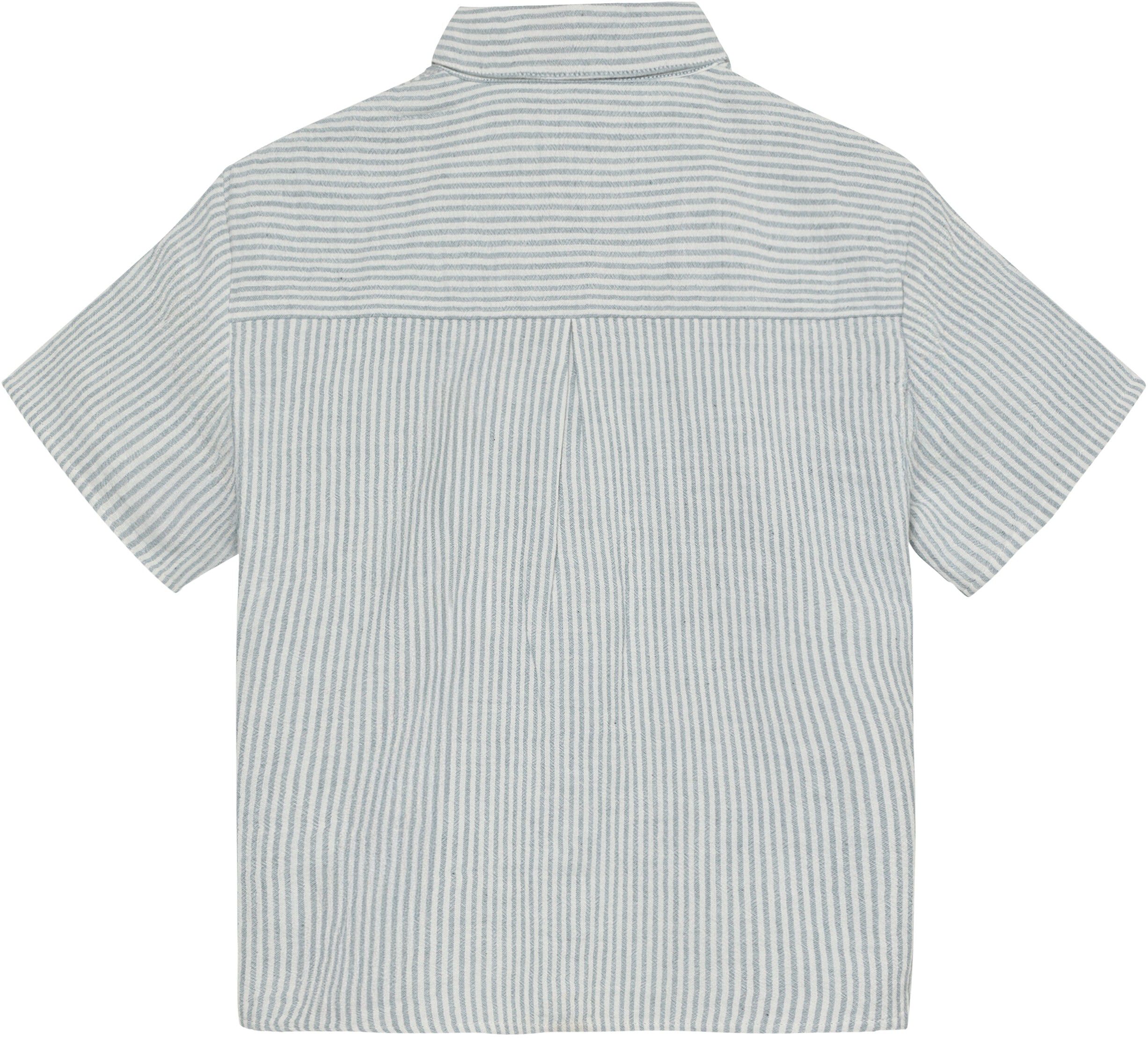 Shirt SS Muslin Stripe