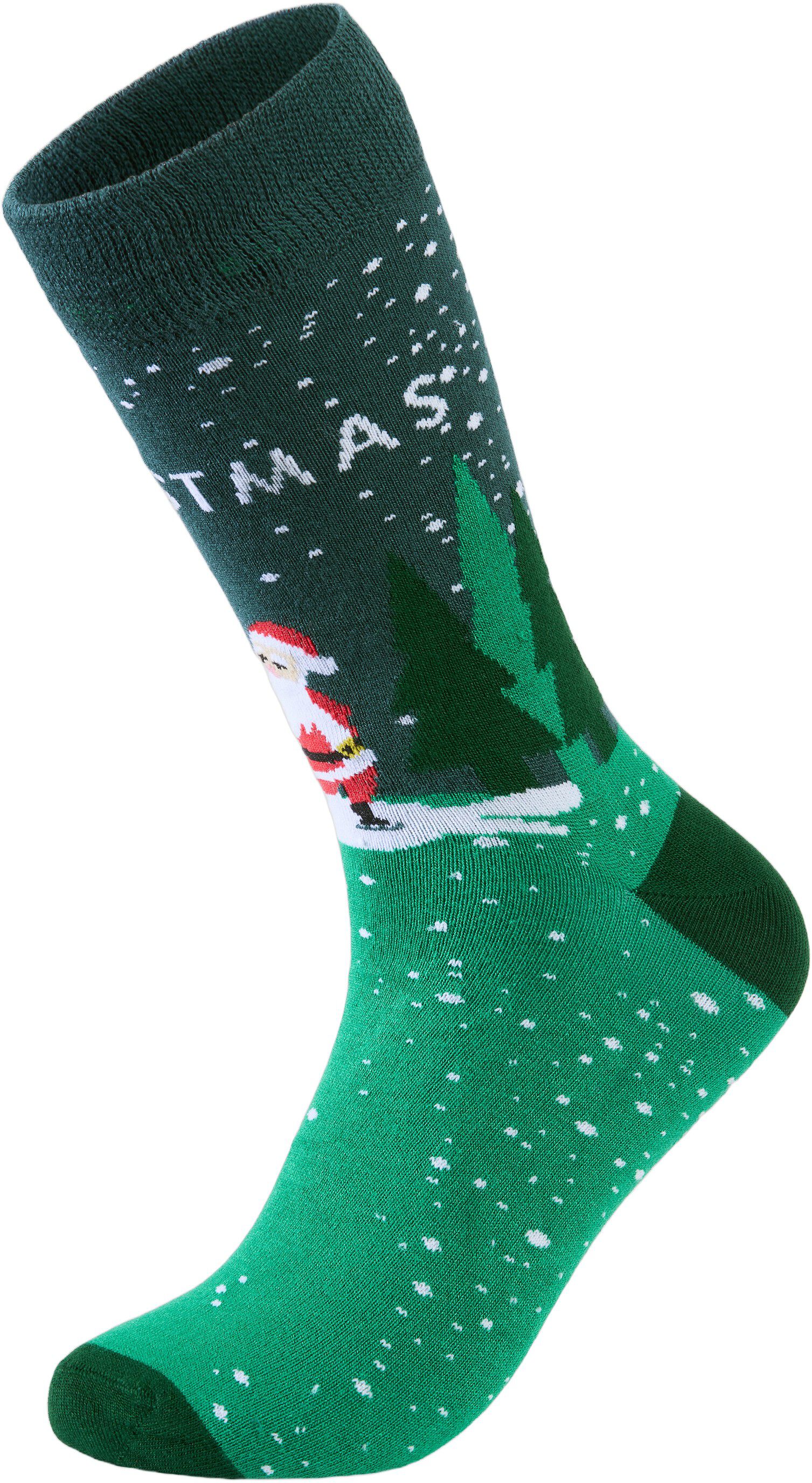 Christmas bamboo sock