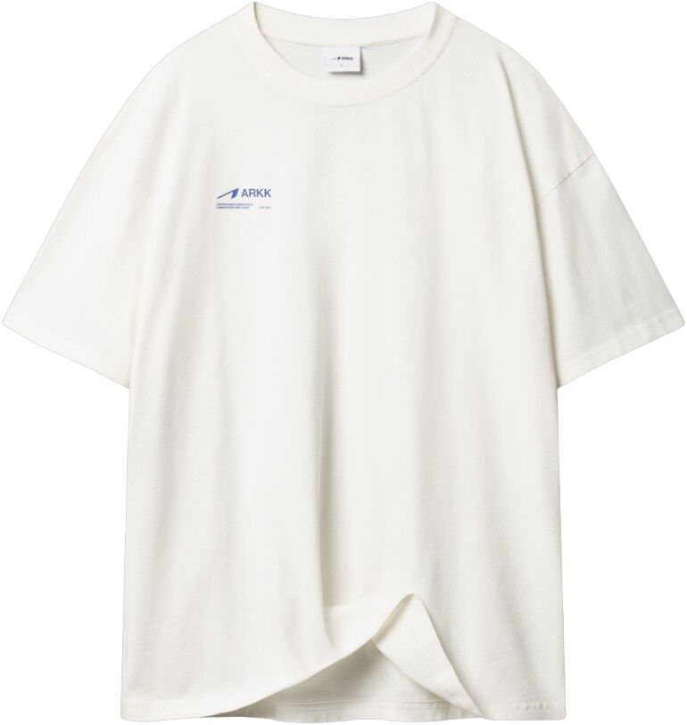 ARKK CPH Boxy Tee Off White Solid Blue