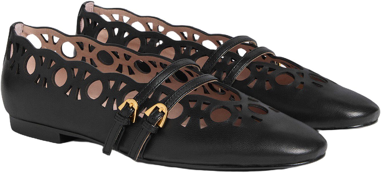 COCCINELLERISAKO BALLERINA SMOOTH LEATHER